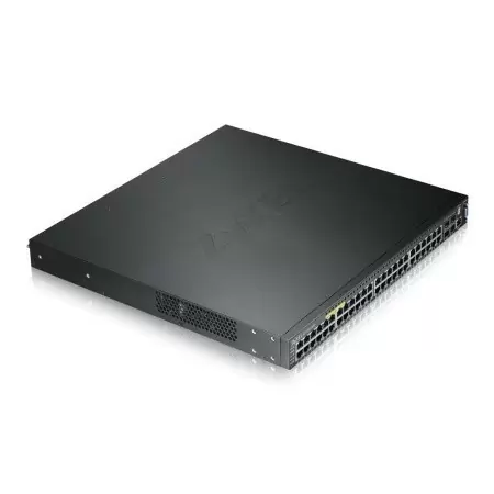 Коммутатор/ ZYXEL XGS3700-48HP 48-port Managed L2+ High Power PoE Gigabit Switch with 4 slots 10G SFP+ недорого