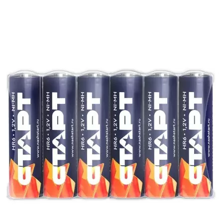 Аккумулятор СТАРТ Ni-MH HR6 AA 2300mah NIMH-SH6 (6 шт.) в Москве