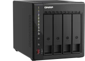 Сетевое хранилище без дисков/ SMB QNAP TS-453E-8G NAS, 4-tray w/o HDD. 2xHDMI-port. 4-core Celeron J6412 2-2.6 GHz, 8GB DDR, 2x2.5Gb LAN, 2 x M.2 2280 PCIe Gen 3 x2, 2x USB 3.2 Gen 2 (10Gbps) Port, 2x USB 2.0 port Сетевое хранилище без дисков/ SMB QNAP TS-453E-8G NAS, 4-tray w/o HDD. 2xHDMI-port. 4-core Celeron J6412 2-2.6 GHz, 8GB DDR, 2x2.5Gb LAN, 2 x M.2 2280 PCIe Gen 3 x2, 2x USB 3.2 Gen 2 (10Gbps) Port, 2x USB 2.0 port