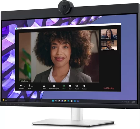 Dell 27" P2724DEB, Video Conferencing Monitor, IPS, QHD 2560 x 1440 at 60Hz, 16:9, 350 cd/m2, 1000:1, 5 ms gray to gray, H-AD, 1 x 4MP RGB + IR 2K camera at 30fps, 2 x digital microphone, 5W speake на заказ