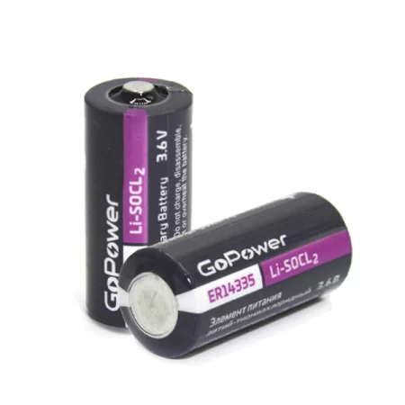 Батарейка GoPower 14335 2/3AA PC1 Li-SOCl2 3.6V (1/10/500) недорого