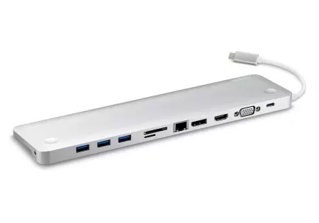 USB-C Мультипортовая док станция со сквозной передачей питания/ USB-C Multiport Dock with Power Pass-Thru недорого