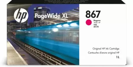 Картридж с пурпурными чернилами HP 867 PageWide XL (1.000 мл) в Москве
