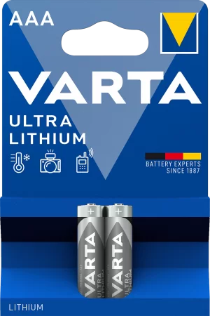 Батарейка Varta ULTRA FR03 AAA BL2 Lithium 1.5V (6103) (2/20/100) (2 шт.) в Москве