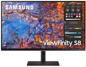 ЖК монитор Samsung S32B800PXI/ Samsung S32B800PXI 32" Wide IPS monitor, 3840*2160, 5(GtG)ms, 350 cd/m2, MEGA DCR(static 1000:1), 178°/178°, DP, HDMI, USB3.0 x3; USB-C (90 Вт), HAS, VESA 100x100mm, Windows 10, EnergyStar, black