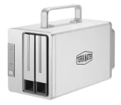 TerraMaster TD2-Thunderbolt3 DAS tower/JBOD,RAID0,1/up to 2 HS SATA(3,5' or 2,5')/1xDP1.4/2x40GbThunderbolt3/1xPS/1YW TerraMaster TD2-Thunderbolt3 DAS tower/JBOD,RAID0,1/up to 2 HS SATA(3,5' or 2,5')/1xDP1.4/2x40GbThunderbolt3/1xPS/1YW
