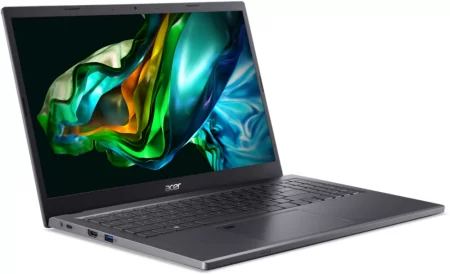 Ноутбук/ ACER Aspire5 A515-58GM-58NM 15.6"(1920x1080 (матовый) IPS)/Intel Core i5 13420H(2.1Ghz)/8192Mb/512PCISSDGb/noDVD/Ext:nVidia GeForce RTX2050(4096Mb)/Cam/BT/WiFi/50WHr/war 1y/1.8kg/Iron/NoOS дешево