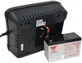Powercom Back-UPS SPIDER, Line-Interactive, LCD, AVR, 900VA/540W, 8xSchuko outlets (4 surge & 4 batt), USB, black (1456263)
