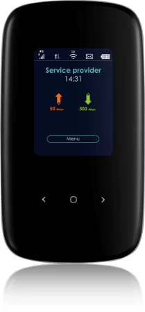 Маршрутизатор/ ZYXEL LTE2566-M634 Portable LTE Cat.6 Wi-Fi router (SIM card inserted), 802.11ac (2.4 and 5 GHz) up to 300 + 866 Mbps, support for LTE / 4G / 3G, color display, micro power USB, battery up to 10 hours в Москве