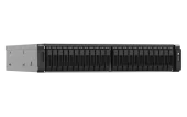 ENTERPRISE QNAP TS-h2490FU-7232P-64G Network RAID storage. QTS hero, 24 2.5 "U.2 NVMe bays, 2 2.5 GbE RJ-45 ports, 4 25 GbE SFP28 ports, rack mount, 2