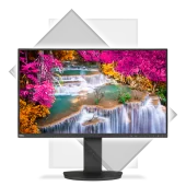 NEC 27" EA271U-BK LCD Bk/Bk (PLS; 16:9; 350cd/m2; 1300:1/9000:1; 5ms; 3840x2160; 178/178; 2 x HDMI; DP; USB; HAS 150mm; Swiv; Tilt; Pivot; Human Senso