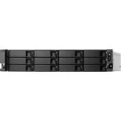 Сетевое хранилище без дисков/ ENTERPRISE QNAP TS-h1886XU-RP-R2-D1622-32G QuTS hero NAS 12-bay 3.5 "/ 2.5", 6-bay 2.5 ", 2 x 10 GbE SFP + rackmount, 2 power supplies. Intel Xeon D-1622 2.6 GHz (3,2 GHz), 32 GB DDR4 ECC. W/o RAIL-B02 Сетевое хранилище без дисков/ ENTERPRISE QNAP TS-h1886XU-RP-R2-D1622-32G QuTS hero NAS 12-bay 3.5 "/ 2.5", 6-bay 2.5 ", 2 x 10 GbE SFP + rackmount, 2 power supplies. Intel Xeon D-1622 2.6 GHz (3,2 GHz), 32 GB DDR4 ECC. W/o RAIL-B02