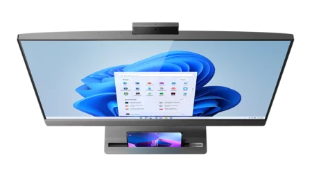 Lenovo IdeaCentre AIO 5 27IAH7 27" QHD (2560x1440) IPS 350N, i5-13500H, 2x8GB SO-DIMM DDR5-5200, 1TB SSD M.2, Intel Iris Xe, WiFi6, BT, 5.0MP+IR Cam, USB KB&Mouse, Win 11 Home, Storm Grey, 1Y дешево