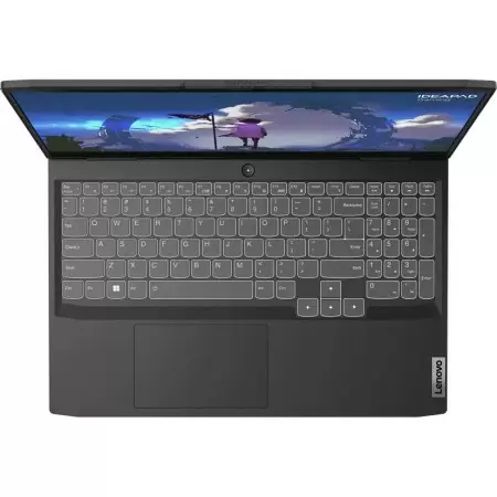 Ноутбук/ Lenovo IdeaPad Gaming 3 15IAH7 15.6"(1920x1080 IPS)/Intel Core i7 12650H(2.3Ghz)/16384Mb/512SSDGb/noDVD/Ext:nVidia GeForce RTX3050Ti(4096Mb)/Cam/BT/WiFi/45WHr/war 1y/2.31kg/onyx grey/noOS + 170W, RU kbd недорого