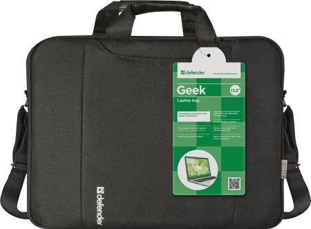 Defender Сумка для ноутбука Geek 15.6" черный, карман в интернет-магазине