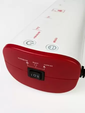 Ламинатор ГЕЛЕОС ЛМ A4 Модерн белый+красный, А4, 2х150 (пленка 75-150 мкм), 300 мм/мин, 2 вала, пласт. корпус, мах толщина 0,6 мм, разжим валов дешево