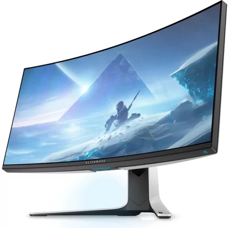 Dell 37.5'' AW3821DW Curved LCD S/BK (Fast IPS Nano Color; 21:9; 450cd/m2; 1000:1; 1ms; 3840x1600x144Hz; 178/178; AlienFX; G-Sync ; 1.07 bln colors; 2 в Москве