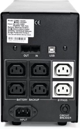 Powercom Back-UPS IMPERIAL, Line-Interactive, 1200VA/720W, Tower, 6*IEC320-C13 (2 surge & 4 batt), LCD, USB (507311) дешево