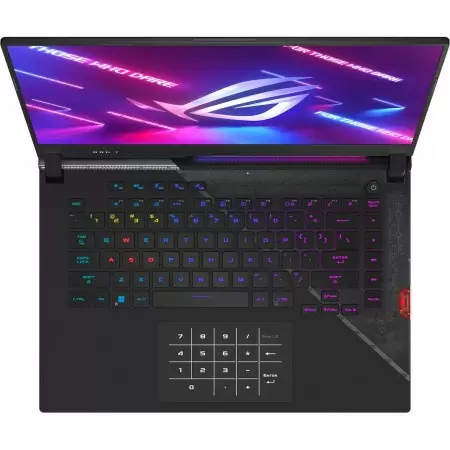 Ноутбук/ ASUS ROG G533ZX-LN087W 15.6"(2560x1440 (матовый, 240Hz, 3ms) IPS)/Intel Core i9 12900H(2.5Ghz)/32768Mb/1024PCISSDGb/noDVD/Ext:nVidia GeForce RTX3080Ti(16384Mb)/BT/WiFi/90WHr/war 1y/2.3kg/Off Black/W11 + Support NumberPad +backpack +Keystone+2Cust недорого