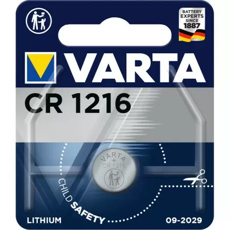 Батарейка Varta ELECTRONICS CR1216 BL1 Lithium 3V (6216) (1/10/100) (1 шт.) в Москве