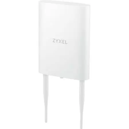 Точка доступа/ Zyxel Zyxel NebulaFlex NWA55AXE hybrid outdoor access point, 802.11a / b / g / n / ac / ax (2.4 and 5 GHz), external 2x2 antennas (included), up to 575 + 1200 Mbps, 1xLAN GE, anti- 4G / 5G, no Captive portal and WPA-Enterprise support, IP55 на заказ