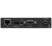 Приемник HDMI, RS-232 и ИК по витой паре HDBaseT; до 70 м, поддержка 4К60 4:2:0/ 4K60 4:2:0 HDMI HDCP 2.2 Receiver with RS–232 & IR over Long–Reach HDBaseT