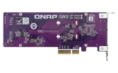 Плата расширения/ QNAP QM2-2P-344A 2 x M.2 22110 or 2280 PCIe (Gen3 x4) NVMe SSD slots, Low-profile flat and Full-height brackets included.