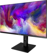 IRBIS SMARTVIEW 27'' LED Monitor 2560x1440, 16:9, IPS, 250 cd/m2, 1000:1, 3ms, 178°/178°, HDMI, DP, USB, Audio output, PJack, 75Hz, Height, Tilt, Swiv, Pivot, Speakers, внешн. бп, VESA, Black 3y