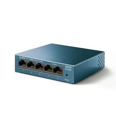 Коммутатор/ 5 ports Giga Unmanagement switch, 5 10/100/1000Mbps RJ-45 ports, metal shell, desktop and wall mountable, plug and play, support 802.1p QoS, power saving недорого