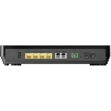 Маршрутизатор/ DPN-124G GPON ONT Wi-Fi N300 Router, GPON WAN, 4x1000Base-T LAN, 2x3.5dBi internal antennas, 2FXS+USB ports, Ethernet WAN support недорого