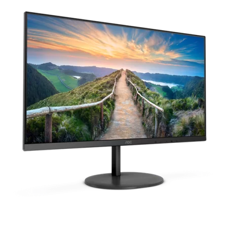 23,8" AOC Q24V4EA 2560x1440 75Hz IPS LED 16:9 4ms HDMI DP 20M:1 1000:1 178/178 250cd Tilt Speakers Black недорого