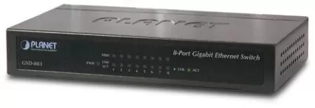 коммутатор/ PLANET 8-Port 10/100/1000Mbps Gigabit Ethernet Switch (External Power) - Metal Case в Москве