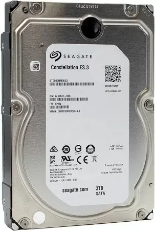 Жесткий диск/ HDD Seagate SAS 3Tb Constellation ES.3 7200 128Mb (clean pulled) 1 year warranty в Москве