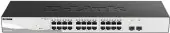 Коммутатор/ DGS-1210-26/F Smart L2 Switch 24х1000Base-T, 2х1000Base-X SFP, Compact CLI