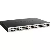 Коммутатор/ DGS-3130-54PS Managed L3 Stackable Switch 48x1000Base-T PoE, 2x10GBase-T, 4x10GBase-X SFP+, PoE Budget 370W (740W with DPS-700), Surge 6KV, CLI, 1000Base-T Management, RJ45 Console, USB, RPS, Dying Gasp