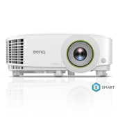 BenQ Projector EW600 DLP, 1280x800 WXGA, 3600 AL SMART, 1.1X, TR 1.55~1.7, HDMIx1, VGA, USBx2, wireless projection, 5G WiFi/BT, (USB dongle WDR02U inc) Android, 16GB/2GB, White