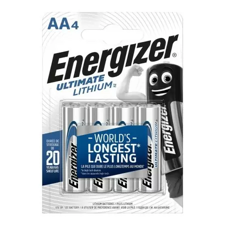 Батарейка Energizer Ultimate FR6 AA BL4 Lithium 1.5V (4/48) (4 шт.) в Москве