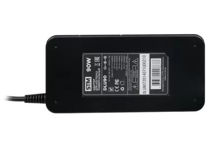 купить Универсальный адаптер для ноутбуков на 90Ватт/ NB Adapter STM Dual DLU90, 90W, EU AC power cord& Car Cigaratte Plug, USB(2.1A)