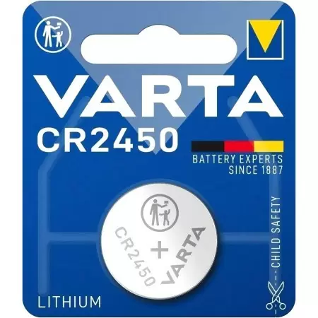Батарейка Varta ELECTRONICS CR2450 BL1 Lithium 3V (6450) (1/10/100) (1 шт.) дешево