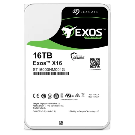 Жесткий диск/ HDD Seagate SATA 16Tb Exos X16 6Gb/s 7200 256Mb 1 year warranty на заказ
