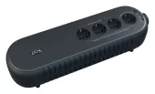 Powercom Back-UPS WOW, OffLine, 850VA/425W, Tower, 4xSchuko outlets(1 Surge & 3 batt), USB (78234)