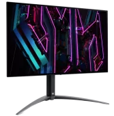 Acer Predator X27Ubmiipruzx 26,5" OLED 2560x1440 240 Hz1 000cd/m 20,01 / 0,03ms 2xHDMI + 1xDP + 1xType-C(90W) + Audio out + USB 3.2x2+USB-B +Speaker 5Wx2150 H.Adj Pivot