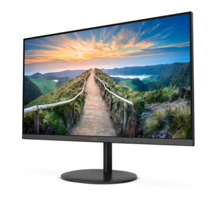 23,8" AOC Q24V4EA 2560x1440 75Hz IPS LED 16:9 4ms HDMI DP 20M:1 1000:1 178/178 250cd Tilt Speakers Black на заказ