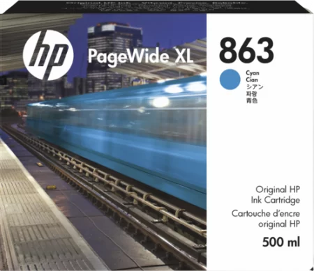 HP 863 500ml Cyan PageWide XL Ink Crtg Картридж в Москве