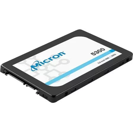 Micron SSD 5300 MAX, 1920GB, 2.5" 7mm, SATA3, 3D TLC, R/W 540/520MB/s, IOPs 95 000/70 000, TBW 17520, DWPD 5 (12 мес.), Retail недорого