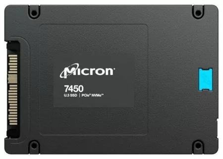 Micron 7450 PRO 3.84TB NVMe U.3 (15mm) PCIe NVMe Gen4 1x4 (v1.4) R6800/W5300MB/s 3D TLC MTTF 2М 1M/180K IOPS 7300TBW SSD Enterprise Solid State Drive, 1 year, OEM в Москве