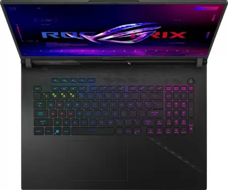 купить Ноутбук/ ASUS ROG Strix SCAR 18 G834JZR-N6072 18"(2560x1600 (матовый, 240Hz, 3ms) IPS)/Intel Core i9 14900HX(2.39Ghz)/32768Mb/1024PCISSDGb/noDVD/Ext:nVidia GeForce RTX4080(12288Mb)/Cam/BT/WiFi/90WHr/war 1y/3.1kg/Off Black/DOS