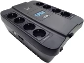 Powercom Back-UPS SPIDER, Line-Interactive, LCD, AVR, 900VA/540W, 8xSchuko outlets (4 surge & 4 batt), black (1168465) Powercom Back-UPS SPIDER, Line-Interactive, LCD, AVR, 900VA/540W, 8xSchuko outlets (4 surge & 4 batt), black (1168465)