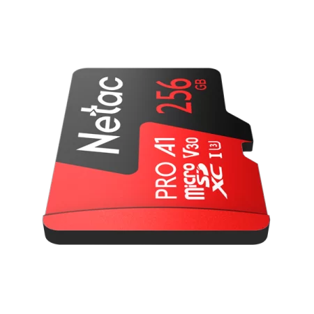 Netac P500 Extreme PRO 256GB MicroSDXC V30/A1/C10 up to 100MB/s, retail pack with SD Adapter на заказ