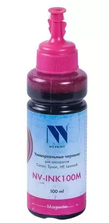 -/ Чернила NVP универсальные на водной основе для Сanon, Epson, НР, Lexmark (100 ml) Magenta в Москве